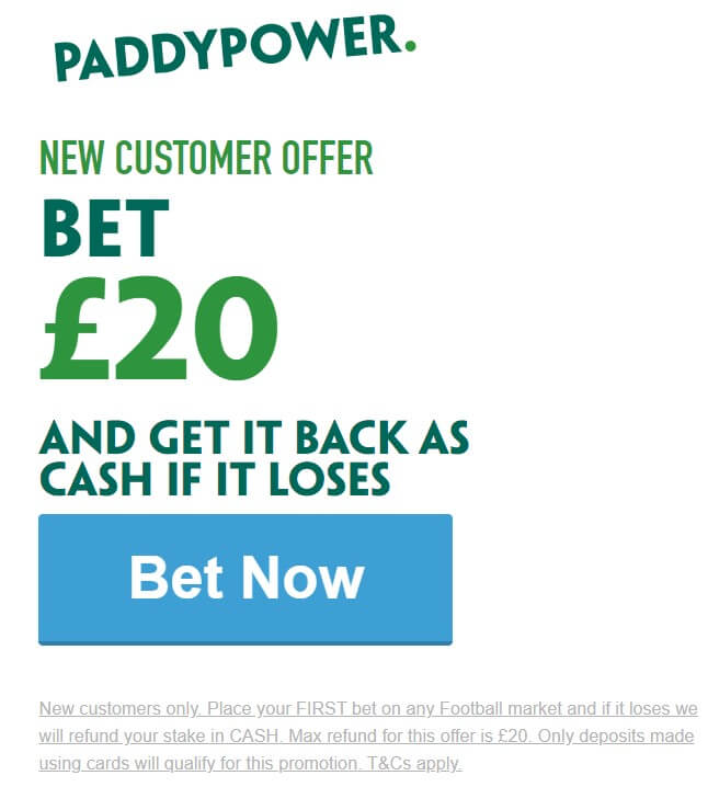 Paddy Power New Customer Offer