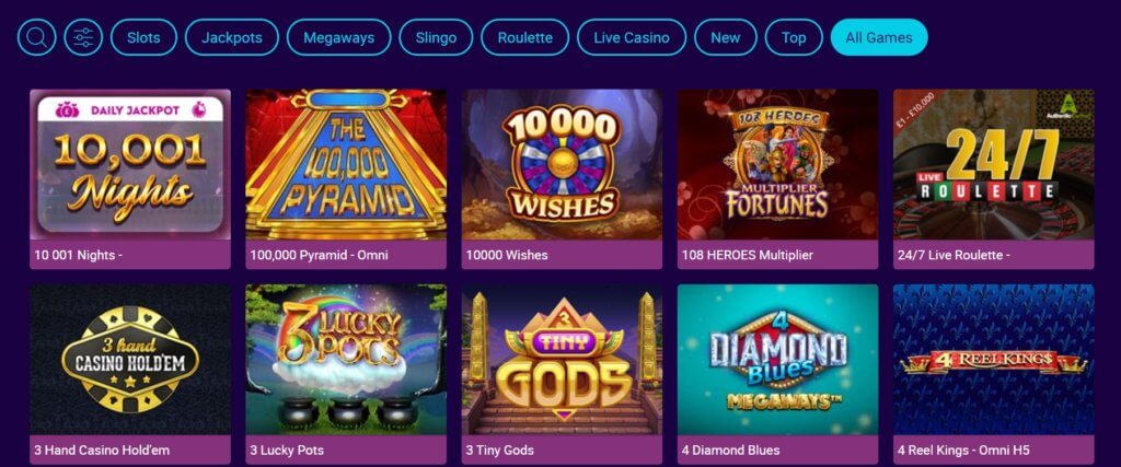Magical Vegas casino games
