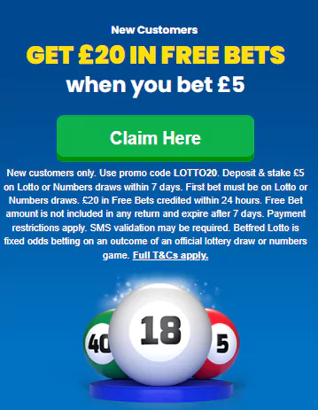 Betfred Lotto Offer