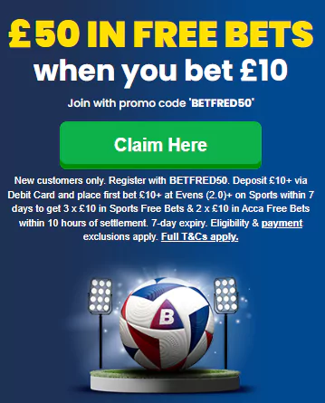 Betfred Promo Code for Sports