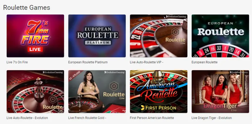 Spin and Win Roulette Games