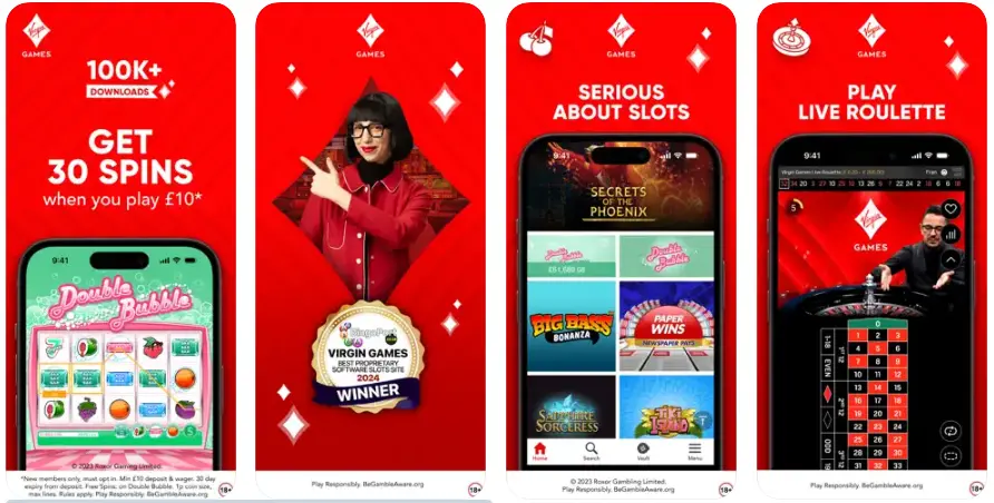 Virgin Games App