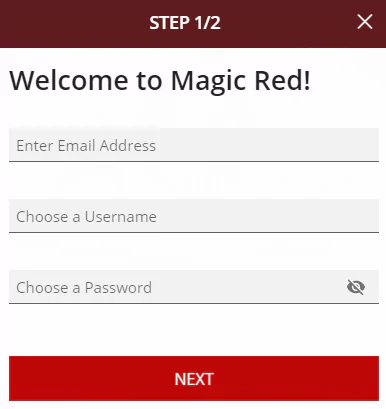 Magic Red Casino Registration